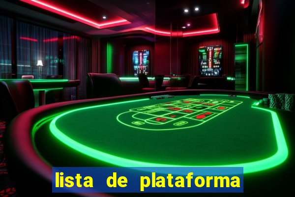 lista de plataforma de jogos